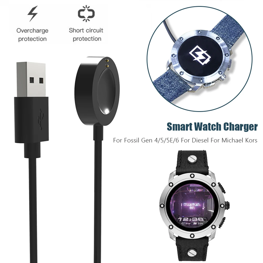 Fossil Watches Smartwatch Charger - USB Magnetic Fast Charge Charger Dock