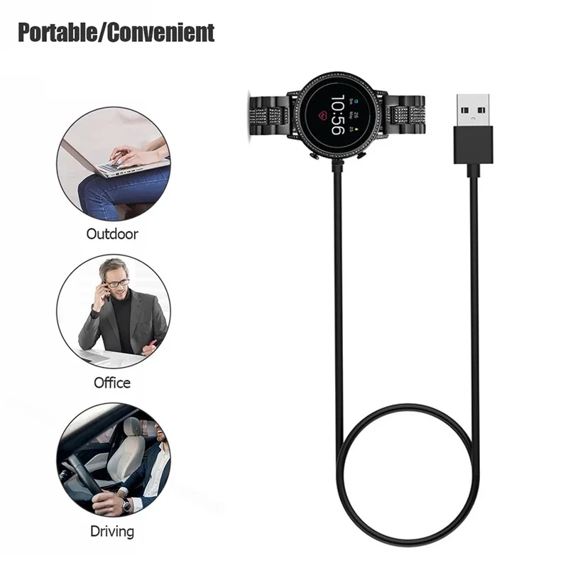 Fossil Watches Smartwatch Charger - 1M USB Magnetic Fast Charger Dock