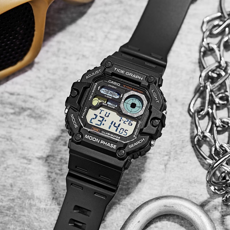 Casio WS-1700H Series Digital  - Vintage Digital Watch review and price