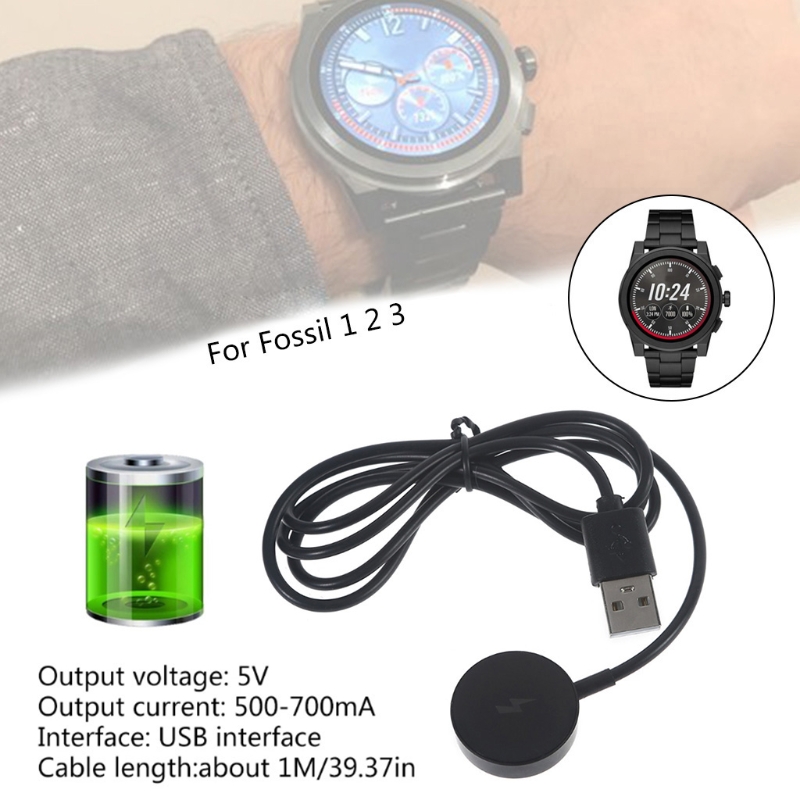 USB Watch Charger Adapter Smar - Fossil Watches Smartwatch Charger review and price