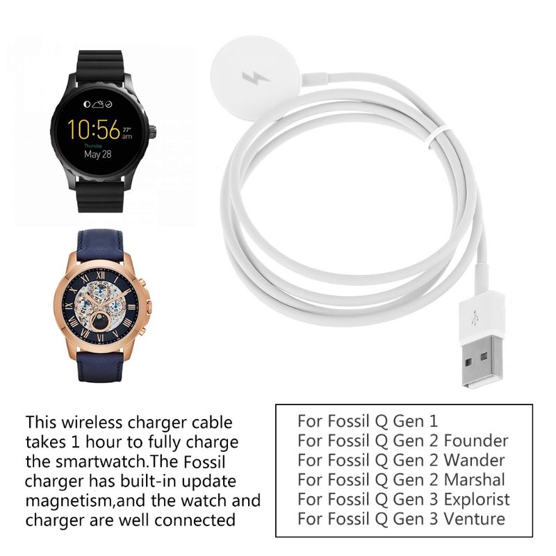 USB Watch Charger Adapter Smar - Fossil Watches Smartwatch Charger review and price