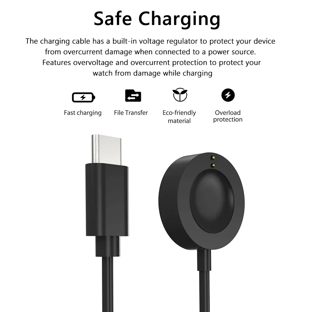 1M USB Type-C Magnetic Fast Ch - Fossil Watches Smartwatch Charger review and price